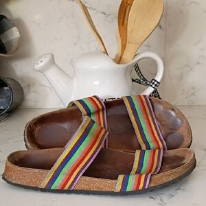 BIRKIS ELASTIC SANDALS